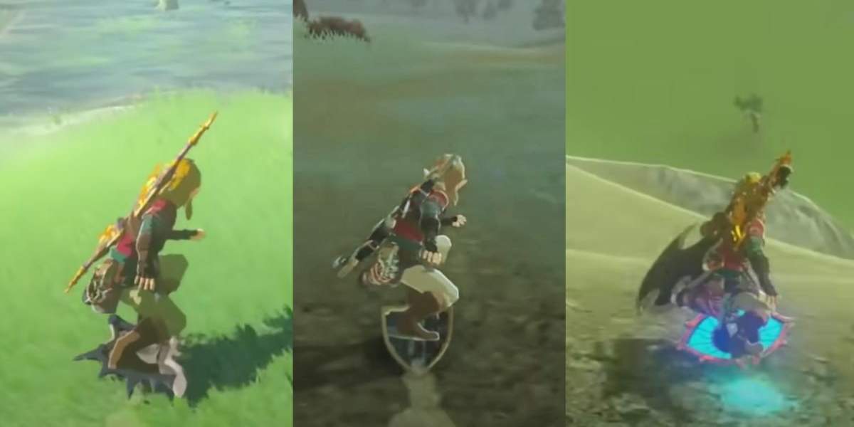 Comment faire du surf sur bouclier dans Zelda ?